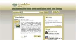 Desktop Screenshot of elevangelioeneltiempo.sanestebaneditorial.com